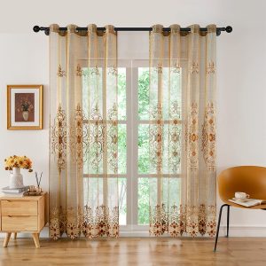 Panel European Style Sheer Curtain