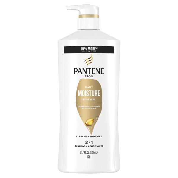 Pantene, Shampoo and Conditioner 2 in 1, Pro-V Daily Moisture Renewal