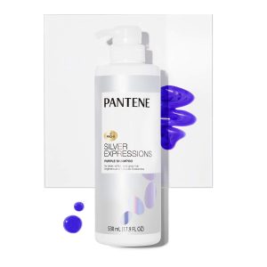 Pantene Silver Expressions, Purple Shampoo and Hair Toner, Pro-V for Grey