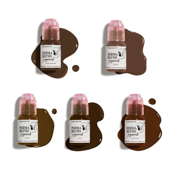 Perma Blend Pigment Sets Permanent Makeup Microblading Micropigmentation