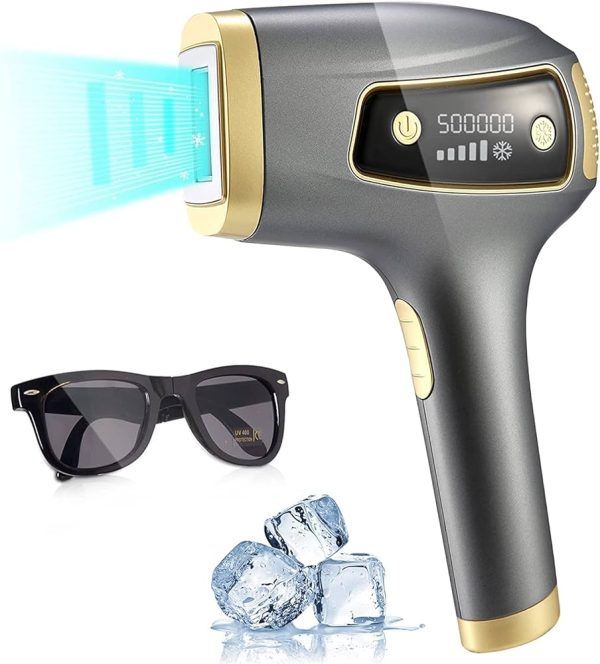 IPL Hair Removal 999,999 Flashes: Permanent and Painless Facial & Full Body Hair Removal