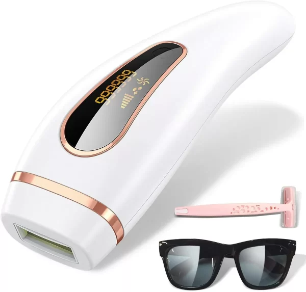 Permanent Painless Hair Removal Device, Adjustable Dual Mode Flash