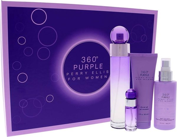 Perry Ellis Fragrances Purple 4-piece Gift Set for Women