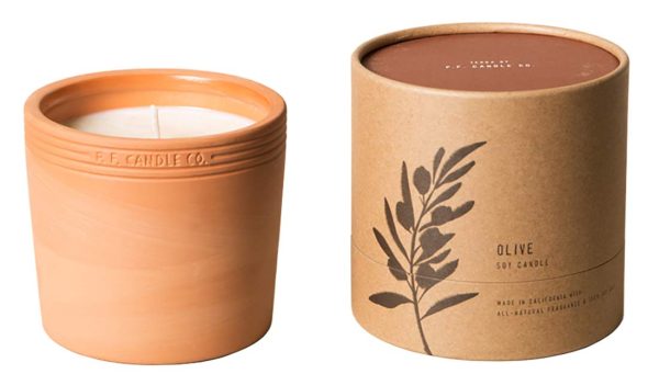 PF Candle Co, Candle Terra Olive 17.5 Ounce
