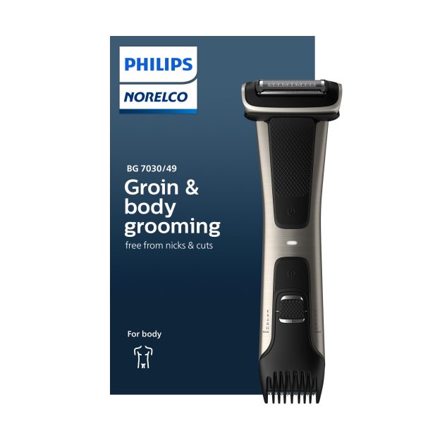 Philips Norelco Bodygroom Series 7000 Showerproof Body Trimmer &