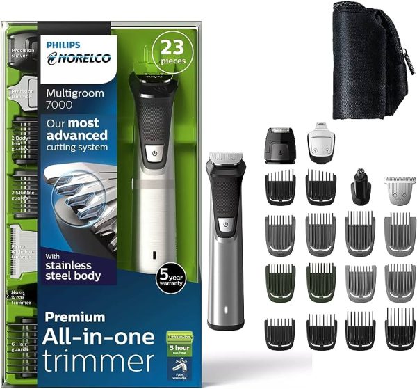 Philips Norelco Multigroom Series 7000,23 Piece Mens Grooming Kit