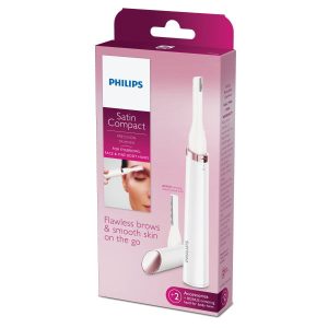 Philips SatinCompact Women's Precision Trimmer, Instant Hair Removal for Face