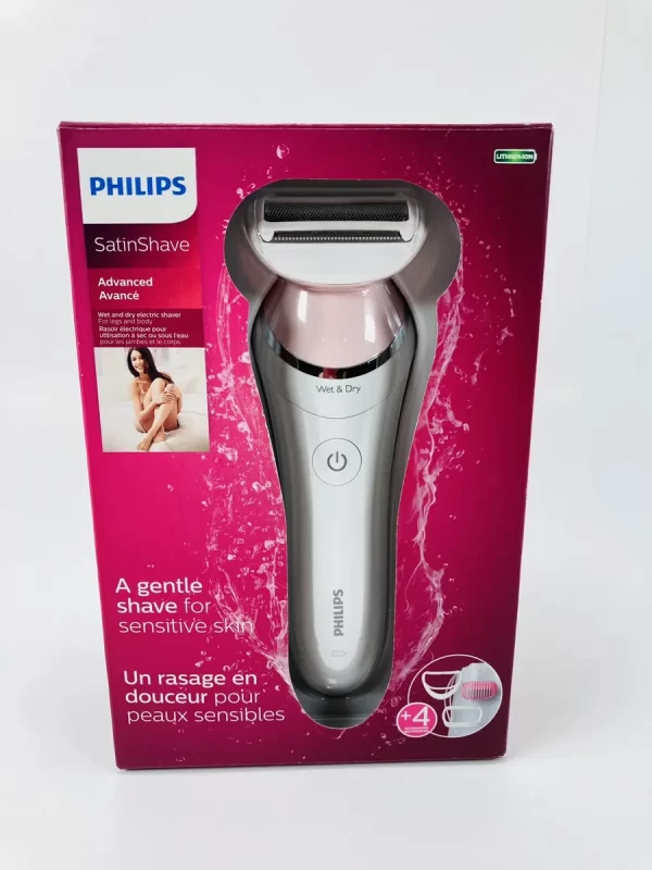 Philips SatinShave Advanced Women’s Electric Shaver, Cordless Hair Removal