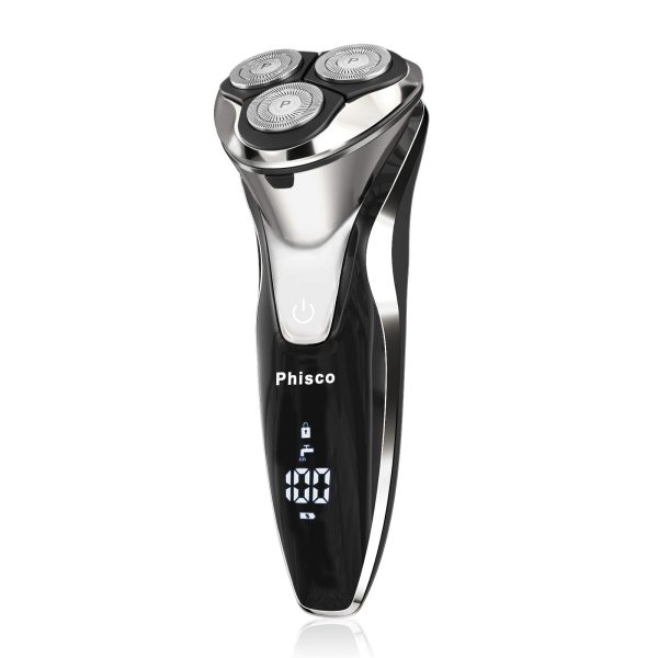 Phisco Electric Shaver Razor for Men 2 in 1 Beard Trimmer Wet Dry