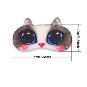 PINCHUANG 12Packs Animal Sleep Mask - Soft Funny