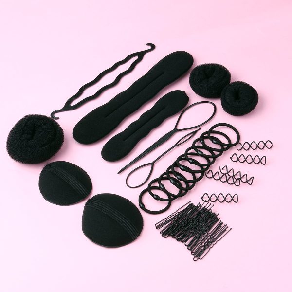 PIXNOR Hair Styling Accessories Kit Set for DIY