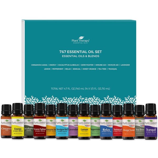 Plant Therapy 7 & 7 Essential Oils Set 7 Single Oils