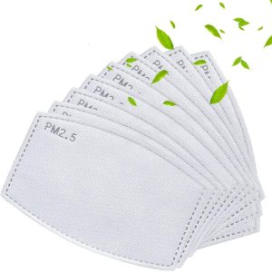 PM2.5 Filter 5 Layers Face Mask 50PCS Activated Carbon Face Masks