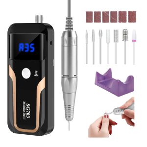 Portable Electric Nail Drill, Professional Efile Nail Drills for Acrylic Nail