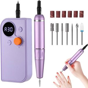 Portable Professional Rechargeable 30000 RPM Nail Drill