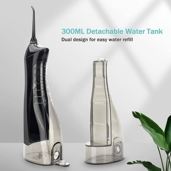 Portable Water Flossers for Teeth with 300ML Detachable Tank
