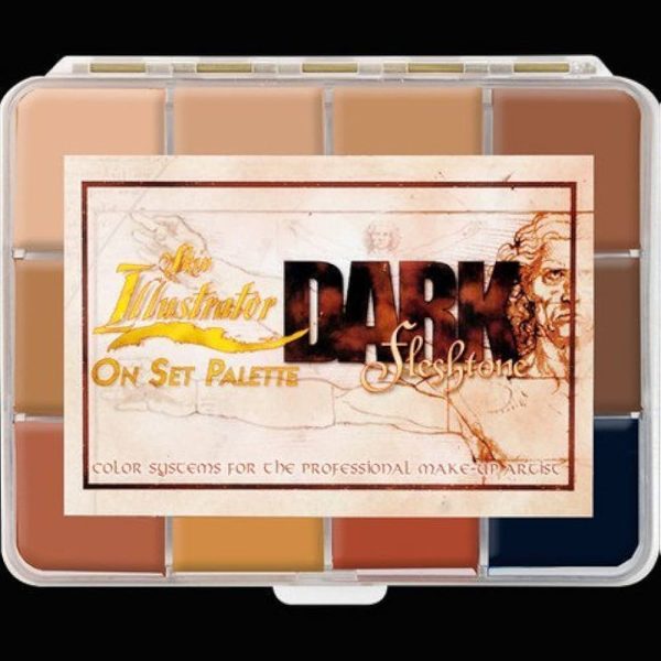 Skin Illustrator On Set Flesh Tone Palette – Compact Professional Makeup Kit for Perfect Touch-Ups
