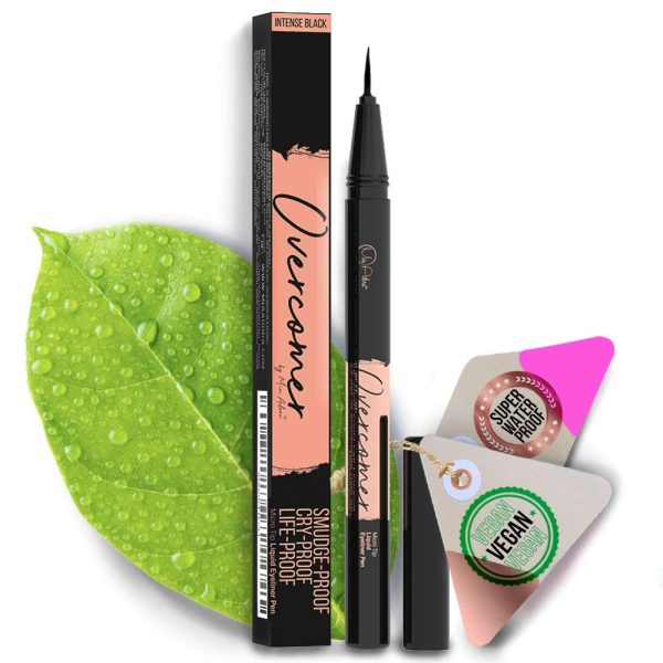Premium Black Eyeliner with Precise Micro-Tip - Easy to Use, Waterproof, Smudgeproof - Long-Lasting (12 Hour Wear), Lash Extensions & Falsies Safe - Oil, Paraben & Cruelty-Free