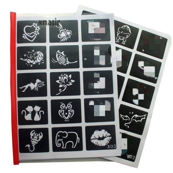 Premium Body Paints Glitter Temporary Tattoos Stickers Assorts
