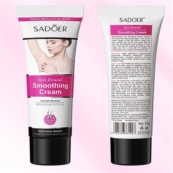 Premium Hair Removal Cream Painless Flawless Depilatory Cream for Sensitive Skin