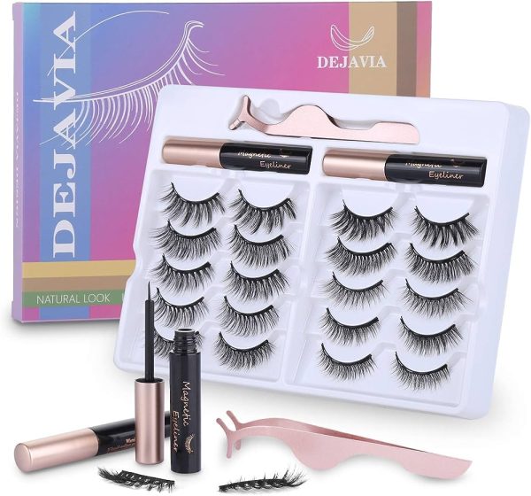 Premium Magnetic Eyelashes with Eyeliner: Magnetic Eyeliner and Lashes Set
