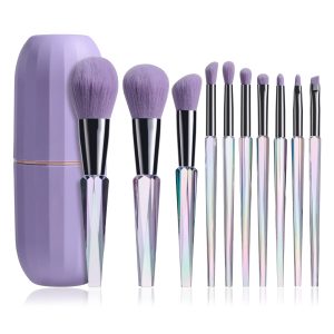 Premium Synthetic Bristles Crystal Handle Set