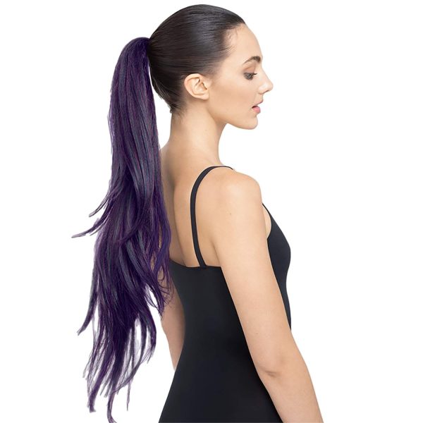 PRETTYPARTY Ruby Long Layered Pony Tail on Band Hair Extension Accessory