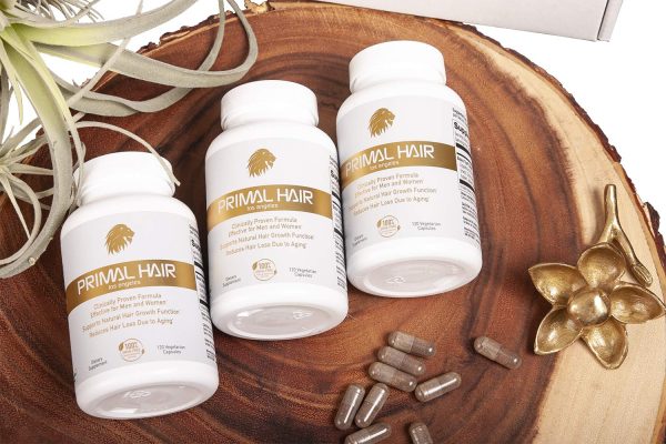 PRIMAL HAIR 3PK, Hair Growth & Hair Loss Treatment