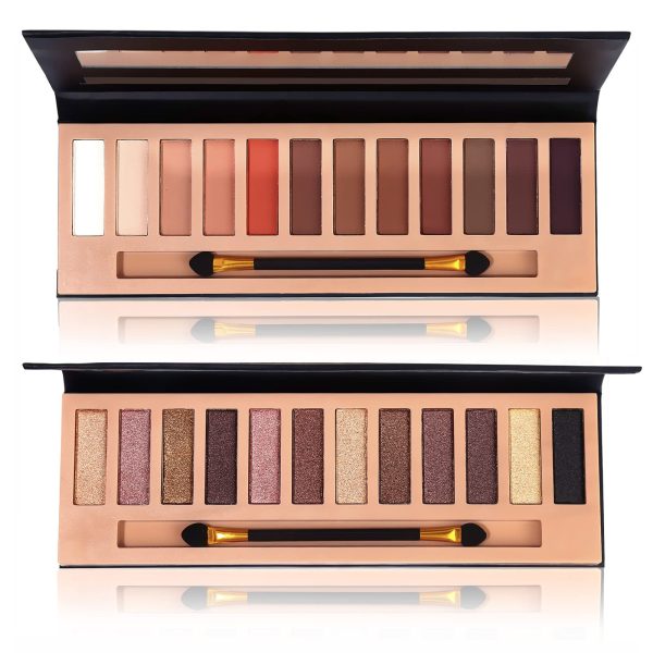 Pro 12 Colors Naked Eyeshadow Makeup Palette - Shimmer Matte Pigmented