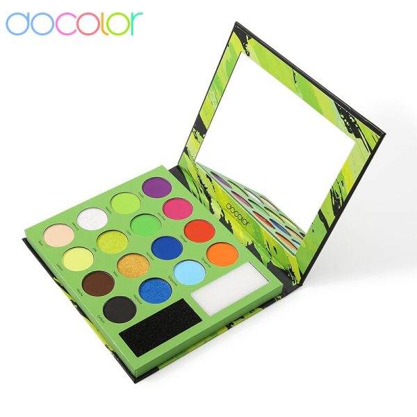 Pro Eyeshadow Palette Docolor 16 Colors Neon Makeup Palette