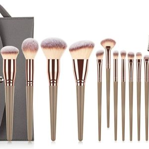 Professional Beauty Brushes Sets with Luxury Makeup Bag