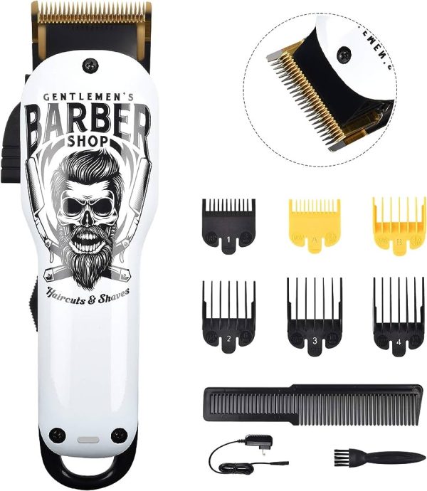 Professional Hair Clippers for Men, BESTBOMG Rechargeable Cordless Hair Cutting