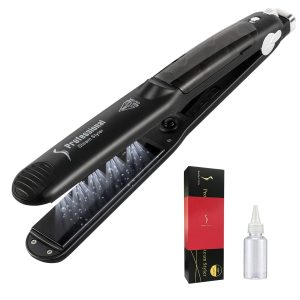 Professional Hair Straightener, Flat Iron for Hair Styling: 2 in 1 Tourmaline Ceramic