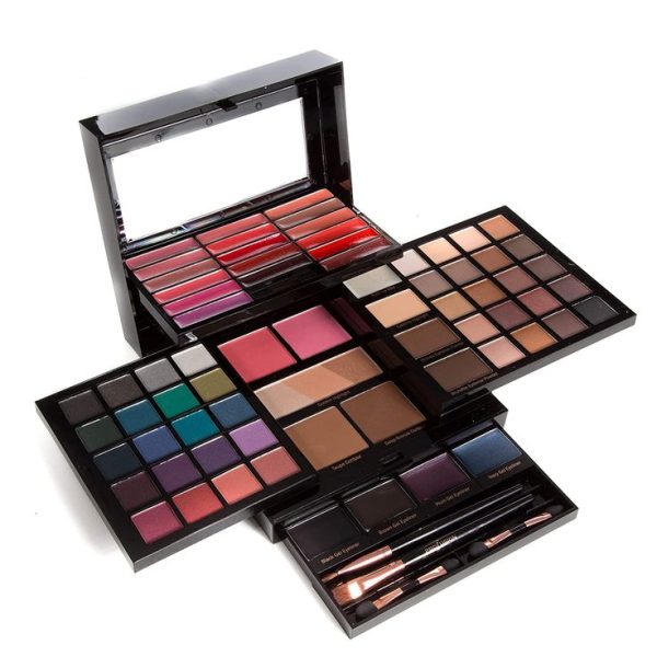 Profusion Cosmetics Pro Elevation Kit – Complete Starter Makeup Artist Kit with Eyeshadows, Lip Colors & Tools