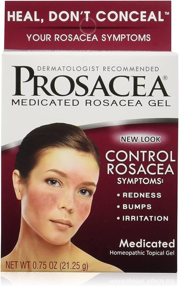 Prosacea Medicated Rosacea Gel – Controls Rosacea Symptoms of Redness