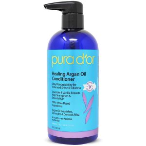 PURA D'OR Healing Argan Oil Conditioner for Dry, Damaged, Frizzy Hair