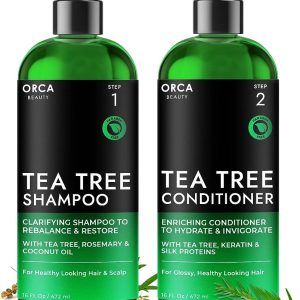 Pure Tea Tree Oil Shampoo - Natural Essential Oil Anti-Dandruff Shampoo