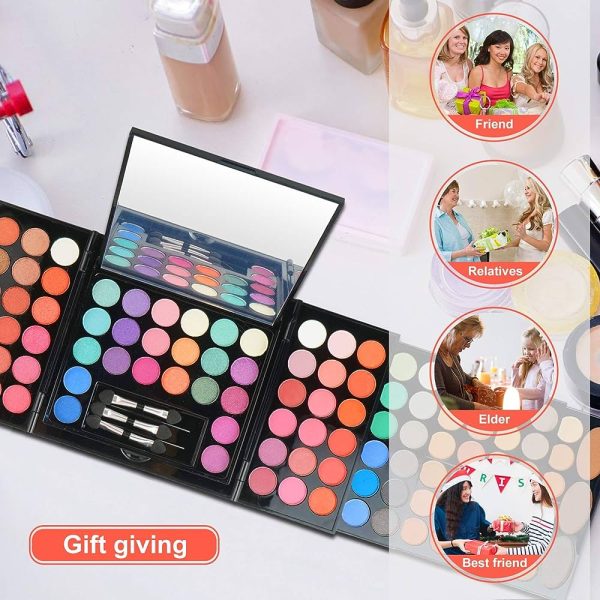 Pure Vie Professional Makeup Set - 148 Colors, Ideal for Salon Glam and Daily Beauty