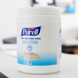 PURELL Hand Sanitizing Wipes, Fresh Citrus Scent, 270 Count Alcohol-free formula