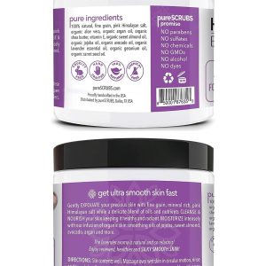 pureSCRUBS Premium Pink Himalayan Salt Body Scrub Set