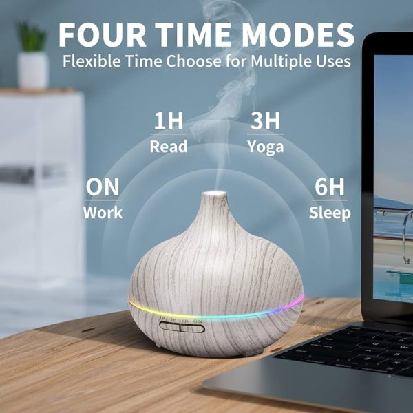 Puroma Essential Oil Diffuser with Aromatherapy Essential Oils Set