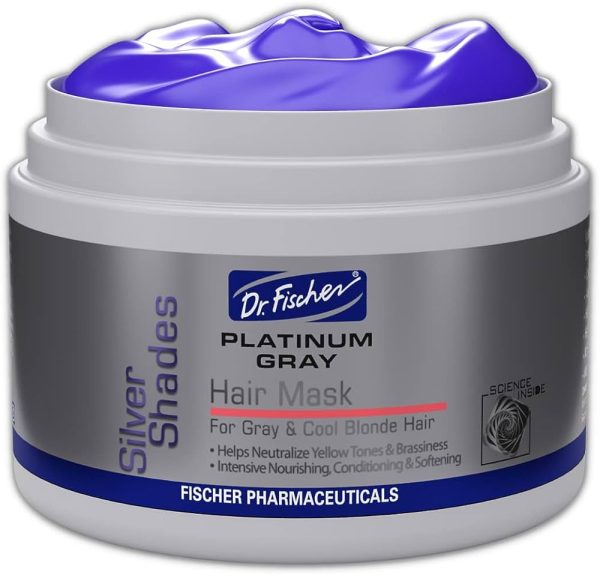 Purple Hair Mask for Blonde, Platinum & Silver Hair - Banish Yellow Hues