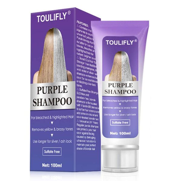 Purple Shampoo For Blonde Hair - Blue Shampoo for Silver and Violet Tones