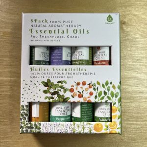 Pursonic 100% Pure Essential Aromatherapy Oils Gift Set-8 Pack