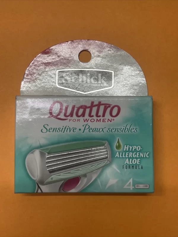 Quattro For Women Schick Sensitive Razor Blade Refills