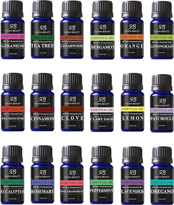 Radha Beauty Aromatherapy 18 Essential Oils