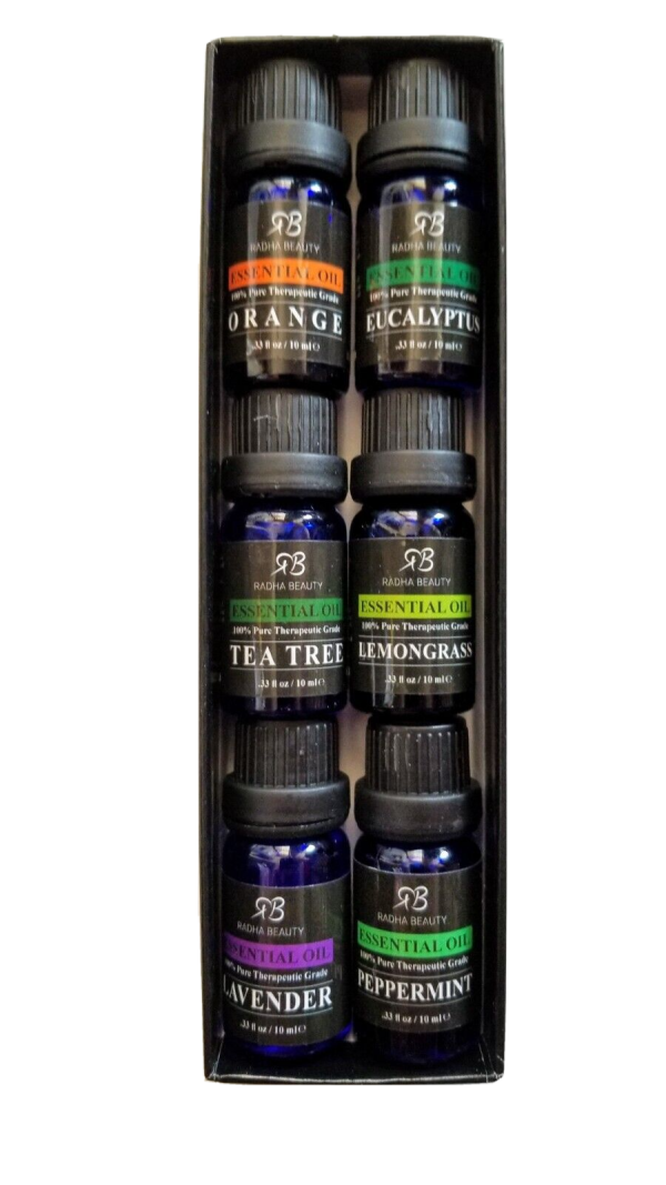 Radha Beauty Top 8 Essential Oils Gift Set