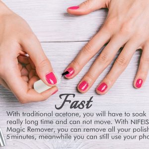 Reazeal Magic Nail Polish Remover Removes Soak-Off Gel Nail Polish