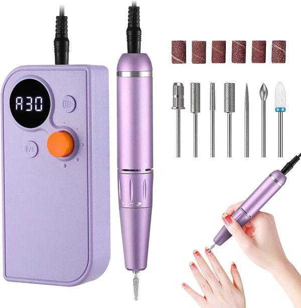 Rechargeable Electric Nail Drill Professional Portable Manicure Pedicure