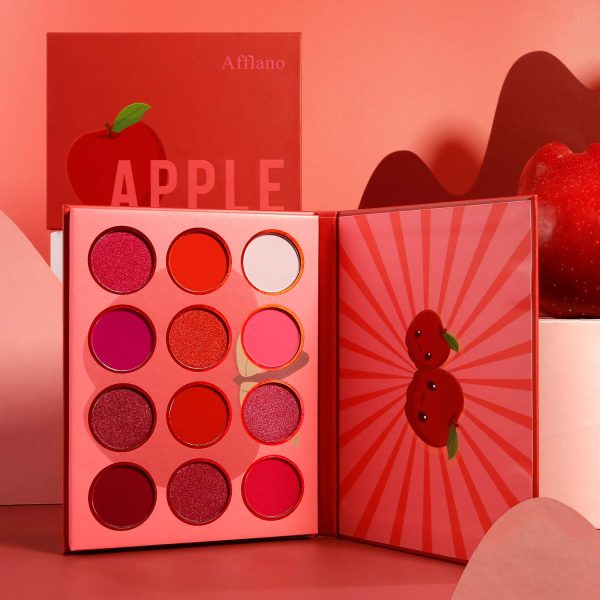 Red Eyeshadow Palette Highly Pigmented